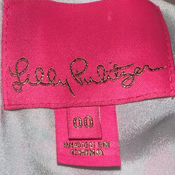 Lilly Pulitzer Marli Stretch Shift‎ Pop Up In The Beginning Dress Size 00 - Picture 3 of 9